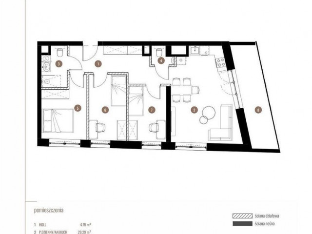 Katowicka Residence - 67,98 m2 - 4 pokoje