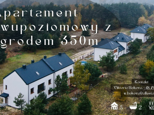 Apartament z ogródkiem 350m² Przy Lesie Sosnowym