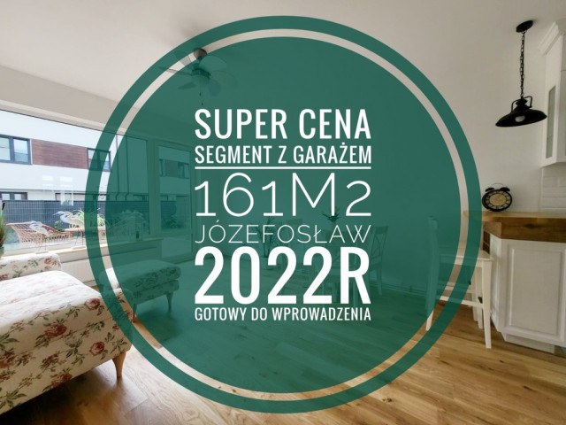 Segment 6 pokoi, 161m2, z garażem