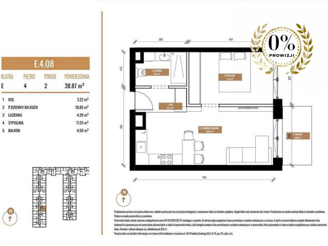 Belg Apartamenty - 2 pokoje 39 m2