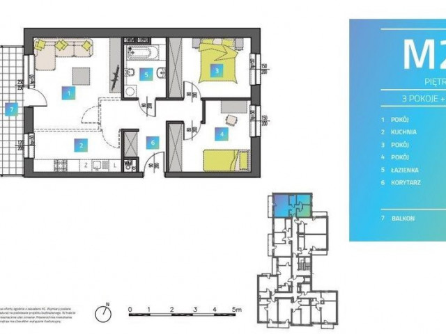 Nowy apartament 61 m2 przy Manufakturze